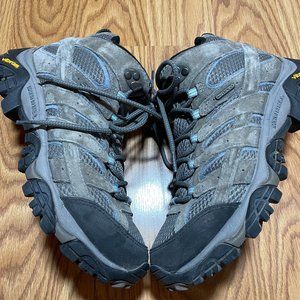 Merrell Moab 2 Mid Waterproof Hiking Boot, Granite, 7.5 Wide